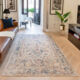Multicolour Heritage Patterned Rug 120x170cm - Image 1 - please select to enlarge image