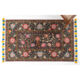 Multicolour Patterned Canvas Rug 153x91cm - Image 1 - please select to enlarge image