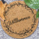 Brown Round Welcome Mat 60x60cm - Image 3 - please select to enlarge image