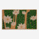 Brown Floral Cactus Door Mat - Image 1 - please select to enlarge image