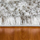 White & Silver Nordic Rug 80x154cm - Image 2 - please select to enlarge image