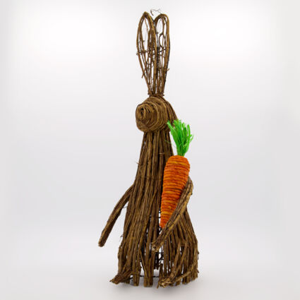 Rattan Bunny Ornament 60cm  - Image 1 - please select to enlarge image