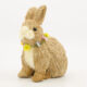 Natural Straw Bunny Easter Decoration 23x13cm - Image 1 - please select to enlarge image
