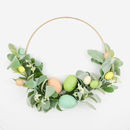 Pastel Easter Egg Themed Wall Hanging - Image 1 - please select to enlarge image