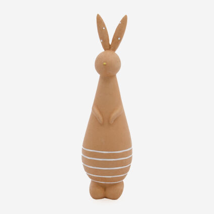 Resin Standing Rabbit Ornament 25cm  - Image 1 - please select to enlarge image