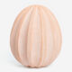 Pink Ribbed Resin Egg 20cm  - Image 1 - please select to enlarge image