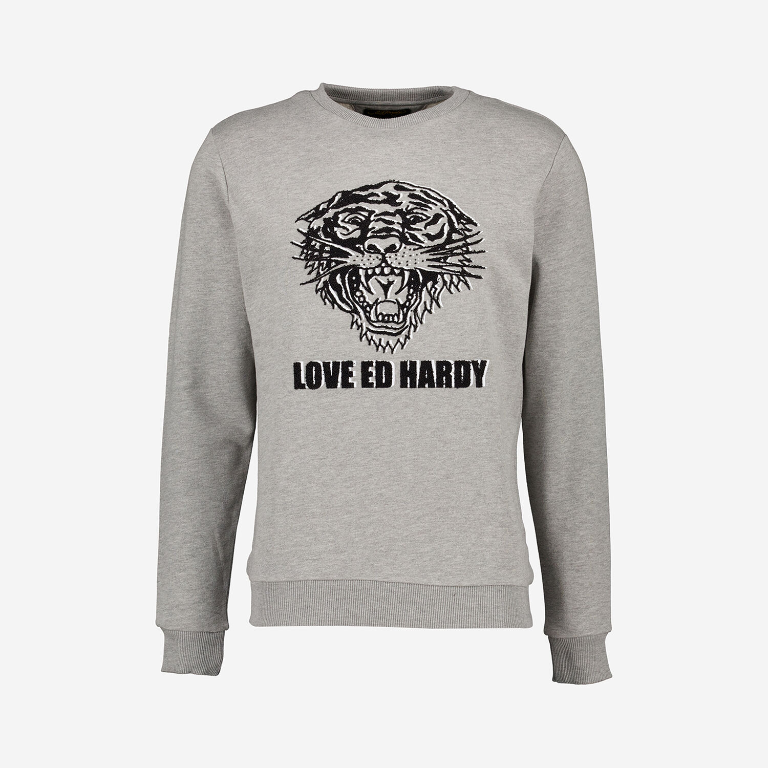 Graphic Sweatshirt Rebel Tiger Sweatshirt Grey Tiger Graphic