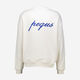 Weißes Sweatshirt mit gesticktem Logo  - Bild 2 - bitte auswählen, um das Bild zu vergrößern
