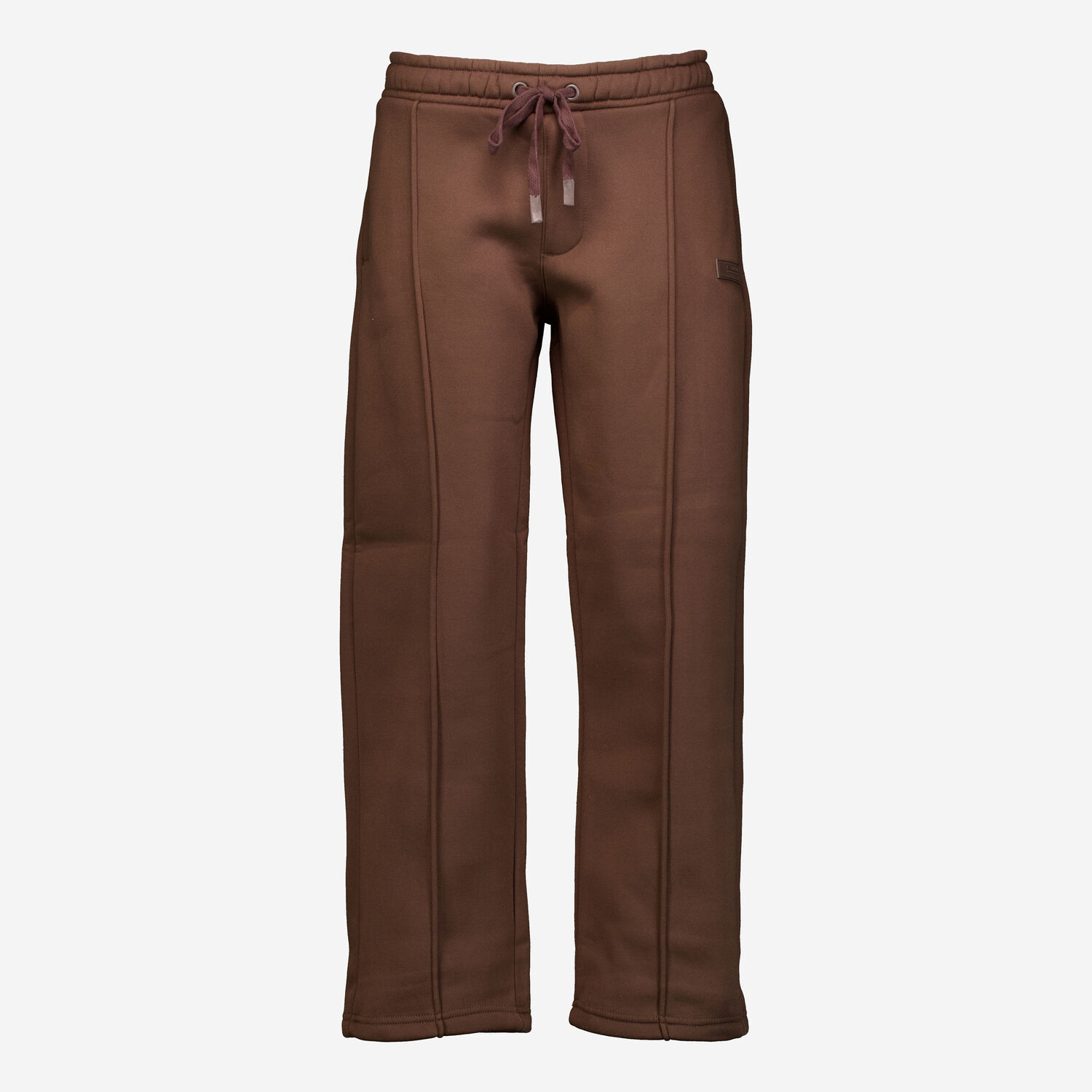 Brown Heavyweight Pintuck Fleece Joggers TK Maxx UK