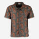 Green Tiger Print Casual Shirt - Image 1 - please select to enlarge image