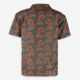 Green Tiger Print Casual Shirt - Image 2 - please select to enlarge image