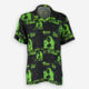 Black & Lime Green Short Sleeve Shirt - Image 1 - please select to enlarge image