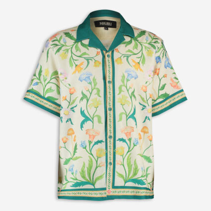 Green Mushroom Linen Shirt - TK Maxx UK