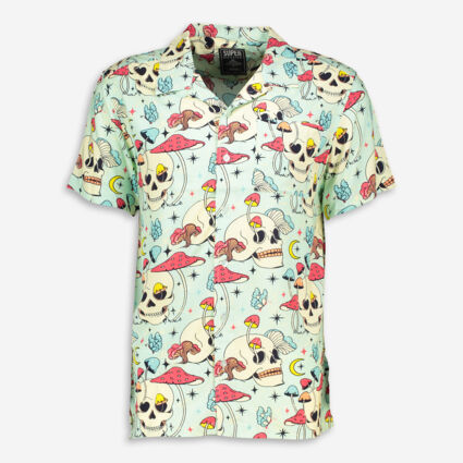 Blue Skull Casual Shirt - TK Maxx UK