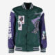 Green & Purple Joker Bomber Jacket - Image 1 - please select to enlarge image