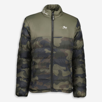 Green Carlito Puffer Jacket - Image 1 - please select to enlarge image