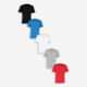 Multicolour Five Pack T Shirt Set  - Image 2 - please select to enlarge image