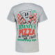 Grey Jimmys Pizza T Shirt - Image 2 - please select to enlarge image