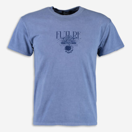 Blue Branded T Shirt - Image 1 - please select to enlarge image