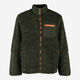 Green Sherpa Fleece Jacket - Image 1 - please select to enlarge image