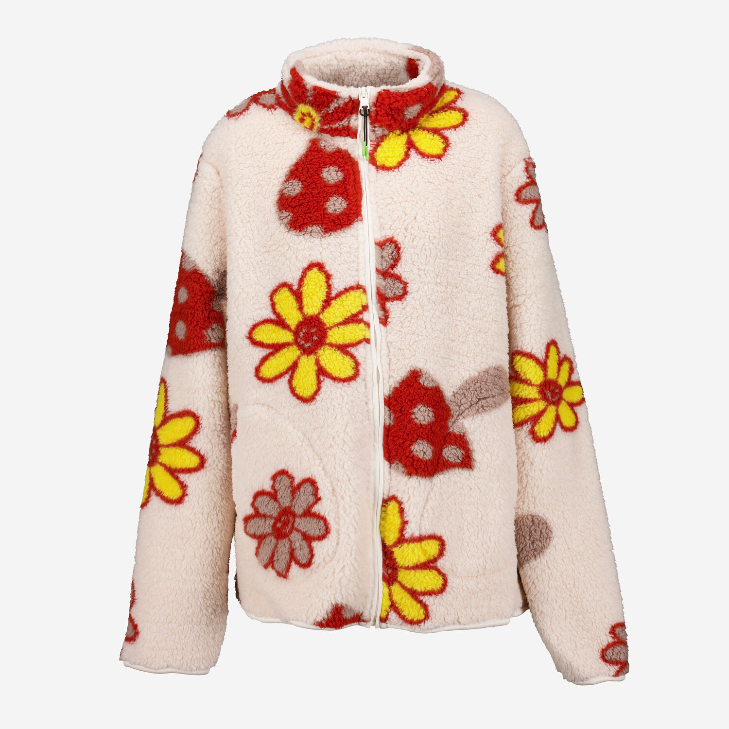 Cream Mushroom Flower Fleece Jacket TK Maxx UK