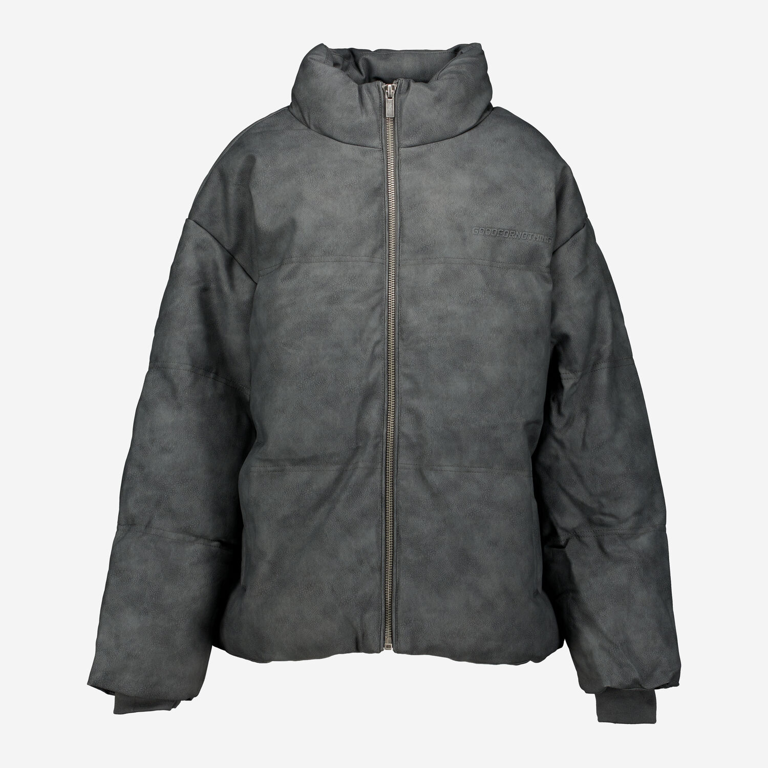 Black Padded PU Jacket TK Maxx UK