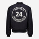 Schwarze Bomberjacke mit weißem Logo - Bild 2 - bitte auswählen, um das Bild zu vergrößern