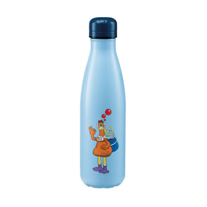 Blue Ginger Chicken Run Water Bottle - Image 1 - please select to enlarge image