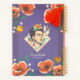 Navy A5 Frida Kahlo Notebook  - Image 2 - please select to enlarge image